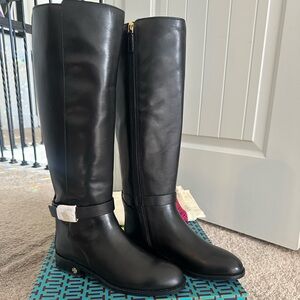 Tory Burch Brooke 25mm Knee Black Boots (New, size 7)